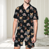 Picture of Custom Face Pajamas Full Set Short Sleeves | Personalised Unisex Pajamas Set for Summer