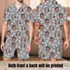 Picture of Custom Summer Day Face Pajamas Full Set | Personalised Unisex Pajama Set with Short Sleevies