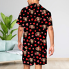 Picture of Custom Summer Day Pajamas | Full Set Pajama with Short Sleeves | Personalised Unisex Pajama Set for Gift