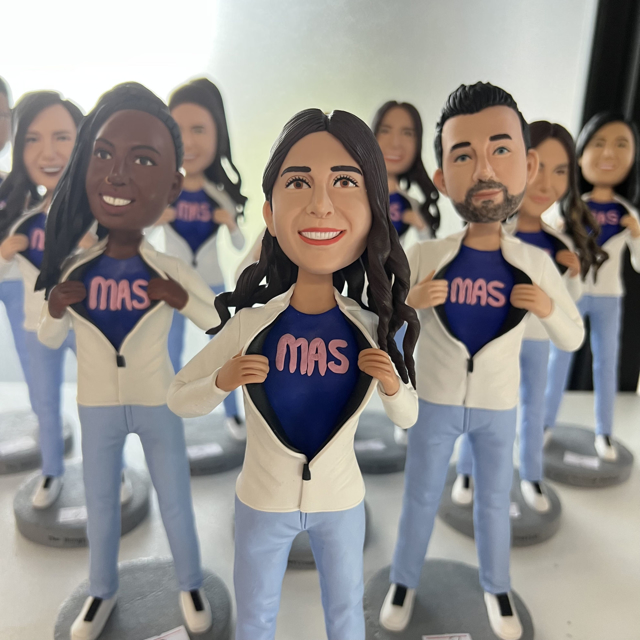 Picture of Custom Bobbleheads: Bassball player girl | Personalized Head to Toe Customization Bobblehead for Your Special Someone as a Unique Gift Idea