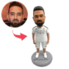 Picture of Custom Bobbleheads:  Football player | Personalized Bobbleheads for the Special Someone as a Unique Gift Idea｜Best Gift Idea for Birthday, Christmas, Thanksgiving etc.