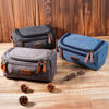 Picture of Custom Canvas Toiletry Bag for Men | Personalized Bags for Groomsmen | Easy Carry Travel Bag For Him