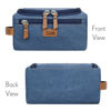 Picture of Custom Canvas Toiletry Bag for Men | Personalized Bags for Groomsmen | Easy Carry Travel Bag For Him