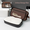 Picture of Custom PU Leather Toiletry Bag | Easy Carry Travel Bags For Men | Father's Day Gifts