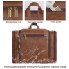 Picture of Custom Large Capacity Leather Toiletry Bag |  Easy Carry Travel Bag For Men I Father's Day Gift