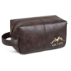 Picture of Personalized Leather Toiletry Bag - Men's Easy Carry Travel Bag | Birthday Gift | Simple but Elegant