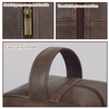 Picture of Personalized Leather Toiletry Bag - Men's Easy Carry Travel Bag | Birthday Gift | Simple but Elegant
