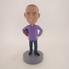 Picture of Custom Bobblehead Doll: Casual Football Fan