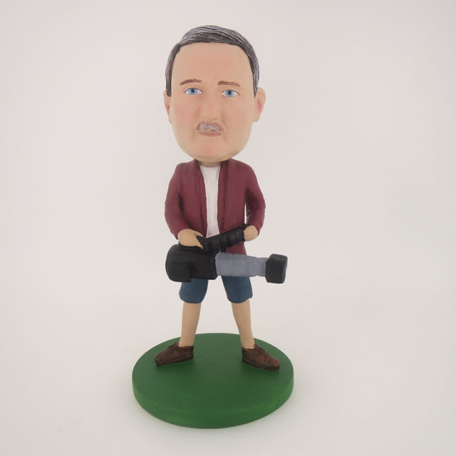 Picture of Custom Bobblehead Doll: Male Photographer