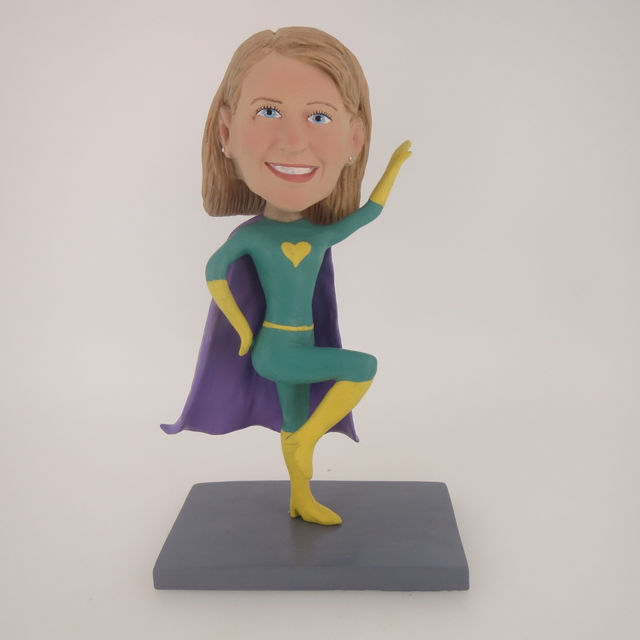 Picture of Custom Bobblehead Doll: Green Super Girl