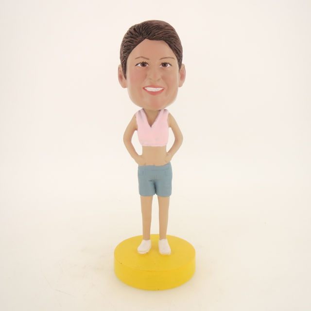 Picture of Custom Bobblehead Doll: Short Vest Woman
