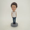Picture of Custom Bobblehead Doll: White Clothes Mother