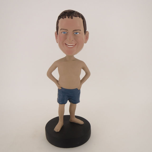 Picture of Custom Bobblehead Doll: Shirtless Shorts Man