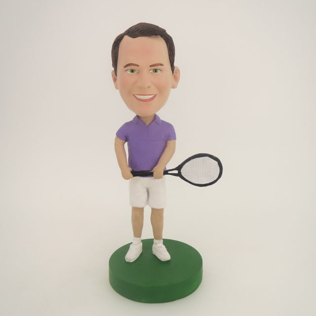 Picture of Custom Bobblehead Doll: Tennis Man