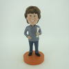 Picture of Custom Bobblehead Doll: Woman with Wine Glass