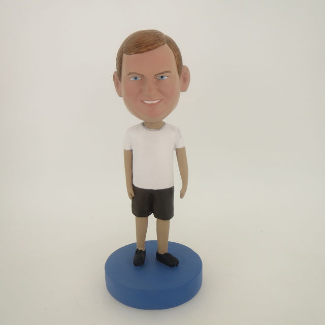 Picture of Custom Bobblehead Doll: Big Boy Ready For Sports