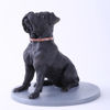 Picture of Custom Bobblehead Doll: Black Pet Dog Sharpei 