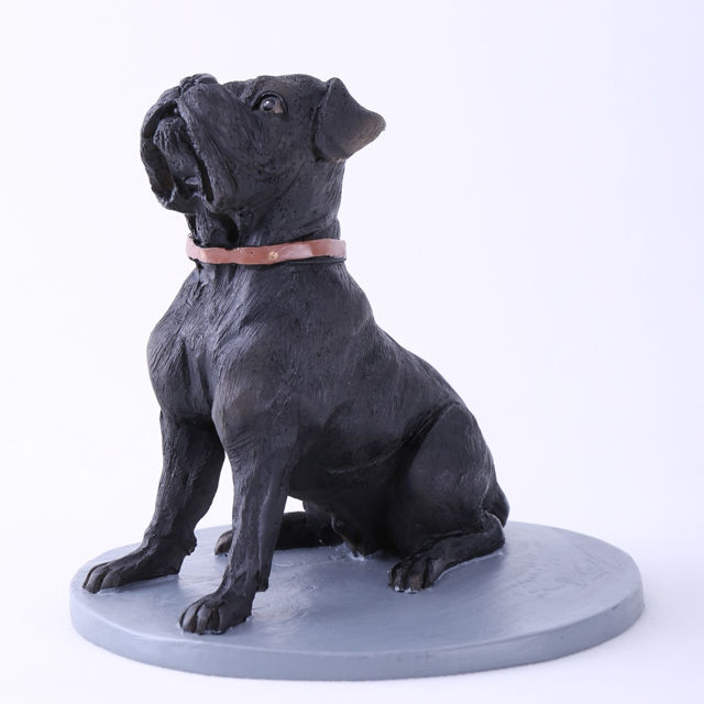 Picture of Custom Bobblehead Doll: Black Pet Dog Sharpei 