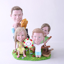 Picture of Custom Bobblehead Doll: BBQ Theme Family