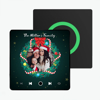 Picture of Custom Christmas Music Photo Fridge Magnet | Spotify Plaque Fridge Magnet | Bluetooth Supported