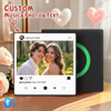 Picture of Valentine's Day Gifts - Personalised Spotify Plaque Magnet - Custom Music Fridge Magnet