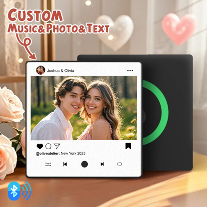 Picture of Valentine's Day Gifts - Personalised Spotify Plaque Magnet - Custom Music Fridge Magnet