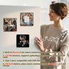 Picture of Customized Music Photo Fridge Magnet - Personalised Spotify Plaque Magnet - Custom Music Fridge Magnet with Calendar