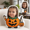 Picture of Personalized Halloween Pumpkin Face Pillow