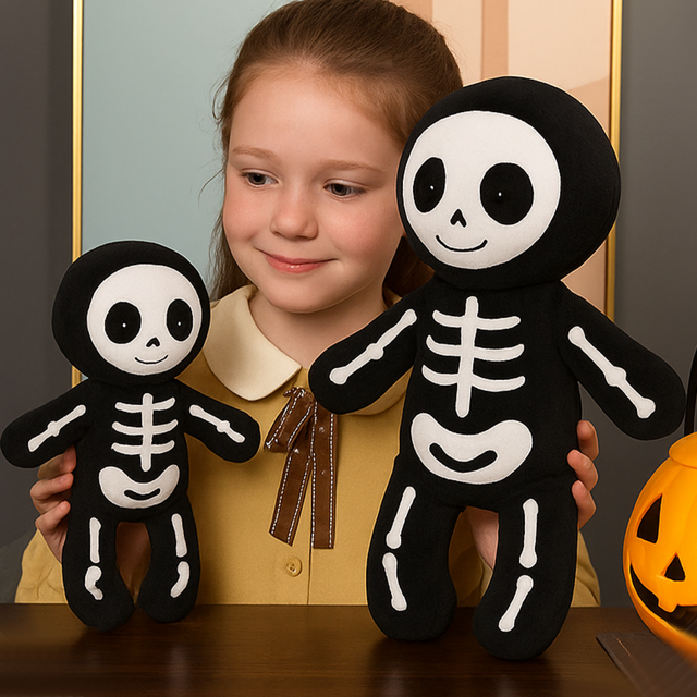 Picture of Halloween Pillow - Halloween Skeleton Plush Doll