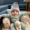 Picture of Personalised Embroidered Knit Hat for Baby & Toddler | Custom Name Embroidery Hat | Embroidered Beanie Hat