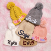Picture of Personalised Embroidered Knit Hat for Baby & Toddler | Custom Name Embroidery Hat | Embroidered Beanie Hat