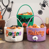 Picture of Trick or Treat Basket | Custom Embroidered Halloween Candy Basket | Halloween Gift for Kids