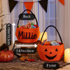 Picture of Trick or Treat Basket | Personalized Embroidered Halloween Candy Basket for Kids