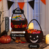 Picture of Trick or Treat Basket | Personalized Embroidered Halloween Candy Basket for Kids