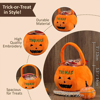 Picture of Trick or Treat Basket | Custom Embroidered Halloween Candy Basket | Halloween Basket for Kids