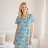 Picture of Custom nightgown | Custom Photo Nightdress | Personalized Face Sleepwear