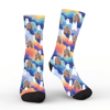 Picture of Personalized Socks  | Halloween Custom Face Socks | Colorful Sky Ghost | Personalized Socks for Men Women Kids