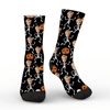 Picture of Personalized Socks | Halloween Custom Face Socks | Funny Skeleton Dance Pumpkin Personalized Socks for Men Women Kids