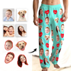 Picture of Custom Pajama Pants with Faces | Personalized Pajama bottoms for gift giving | Custom Pajama