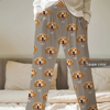 Picture of Custom Pajama Pants with Pets Face and Name | Personalised Pajama bottoms with Faces | Custom Pajama