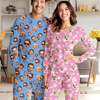 Picture of Custom Face Pajama Sets | Personalized Long Sleeves Pajama with Faces | Custom Pajama