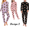 Picture of Custom Pajama Sets | Personalized Long Sleeves Pajama with Faces and Name | Custom Pajama