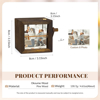 Picture of Custom Wooden Hand-Cranked Flip Photo Frame | Custom Wooden Family Photo Flipbook Frame | Couple Gifts,Wedding Gift