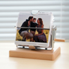 Picture of Custom Family Photo Flipbook | Personalised Flip Album with Wooden Base | Home Decor