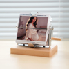 Picture of Custom Family Photo Flipbook | Personalised Flip Album with Wooden Base | Home Decor