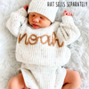 Picture of Newborn Baby Sweater Set - Custom Embroidered Baby Sweaters - Nice Baby Shower Gift