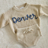 Picture of Newborn Baby Sweater Set - Custom Embroidered Baby Sweaters - Nice Baby Shower Gift