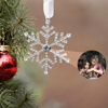 Picture of Custom pendants - Personalized photo projection crystal Christmas ornaments - Christmas gifts