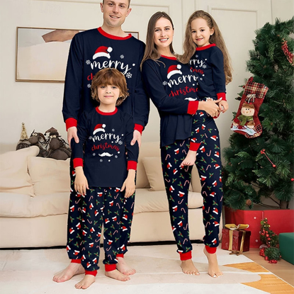 Picture of Family Pajama Set - Family Christmas Pajama Sets - Long Sleeves Pajamas - Merry Christmas