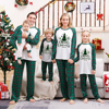 Picture of Family Pajama Set - Family Christmas Pajama Sets - Green Plaid Long Sleeves Pajamas